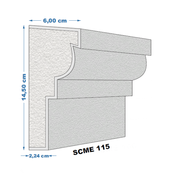 Moldura de EPS SCME115