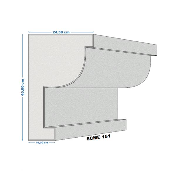 Moldura de EPS SCME151